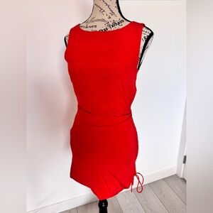 Moschino Orange Couture Dress